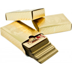 Zlaté plastové hracie karty – Dolár